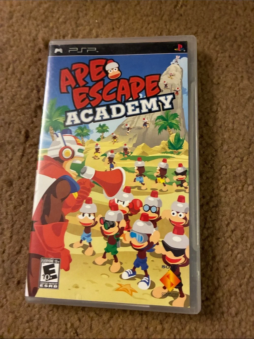 Sony Ape Escape Academy PSP Game - Blue & Yellow Cover